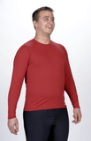 Crimson Top Long Sleeve Crew Neck Men's