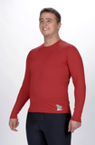 Crimson Top Long Sleeve Crew Neck Men's